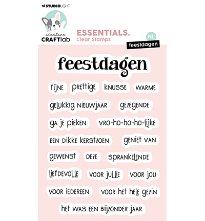 Feestdagen Essentials Clear Stamp (CCL-ES-STAMP755) – CraftLab