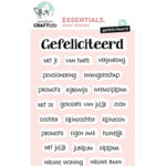 Gefeliciteerd Essentials Clear Stamp (CCL-ES-STAMP756) - CraftLab