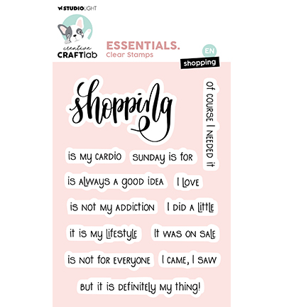 Shopping Essentials Clear Stamp (CCL-ES-STAMP758) – CraftLab