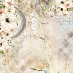 Rice paper A4 (21x29,7cm) Blooming Retreat 1, Mixed Media, 25/30g