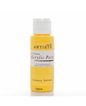 Acrylic Paint (2oz) – Canary Yellow (DOA 763202)