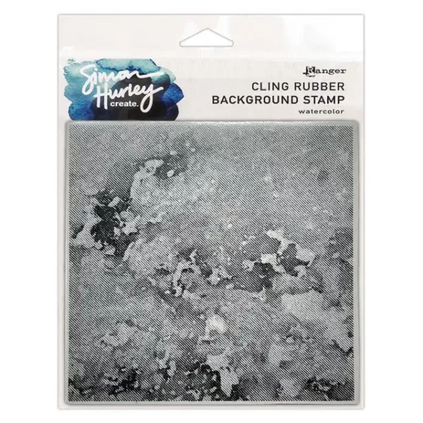 Simon Hurley create. Cling Rubber Background Watercolor (HUR87939)