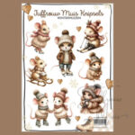 Juffrouw Muis Knipsel - Wintermuizen