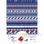 Juffrouw Muis Cardstock - Hollands Blauw