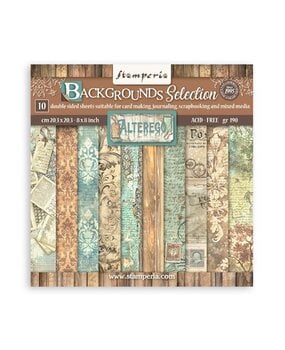 Alterego 8×8 Inch Paper Pack Maxi Backgrounds Selection (SBBS117)