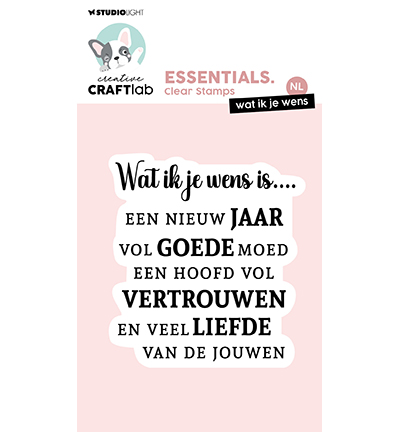 Wat ik je wens… Essentials Clear Stamp (CCL-ES-STAMP766) – CraftLab