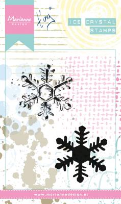 Rubber Mounted Stempels – Tiny Ice Christals stamps – Marianne Design