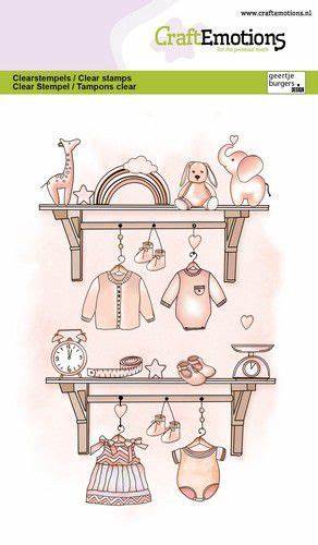 **-50%** CraftEmotions Geertje Burgers  clearstamps A6 – Baby shelf