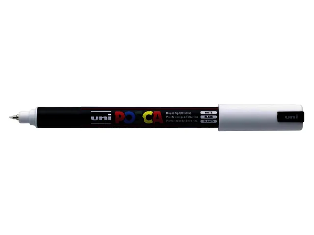 Posca Acryl marker wit ultra fineline – PC-1MR