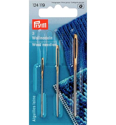 Prym Wol- en smyrnanaald staal, Zilverkleurig