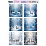 Scenery Push out - Berries Beauties - Deer - Square
