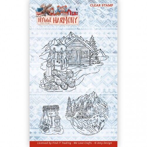 Clear Stamps – Amy Design – Hygge Harmony – Winter Mountains