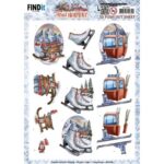 3D Push Out - Amy Design - Hygge Harmony - Winter Sports