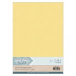Linen Cardstock - A4 - Zachtgeel