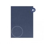Cardstock - Fiber - Christmas blue - A5