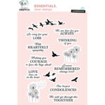 Heartfelt Condolances Essentials Clear Stamp (CCL-ES-STAMP725) - CraftLab