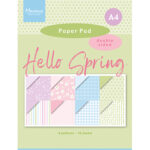 Paper Pad, Hello Spring - A4 Marianne Design