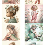 Fairybells 3D setje 6 - Ballerina Meisjes