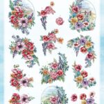 3D Cutting Sheets - Yvonne Creations - Landscape Field Bouquet