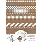 Juffrouw Muis Tiny Cardstock A5 - Cappuccino