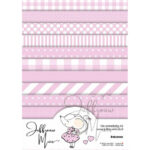 Juffrouw Muis Tiny Cardstock A5 - Babyroze