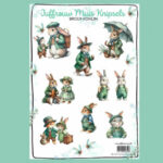 Juffrouw Muis Knipsel - Broer Konijn