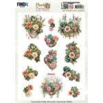 3D Push out Sheet - Berries Beauties - Plant Paradise - Hanging Baskets