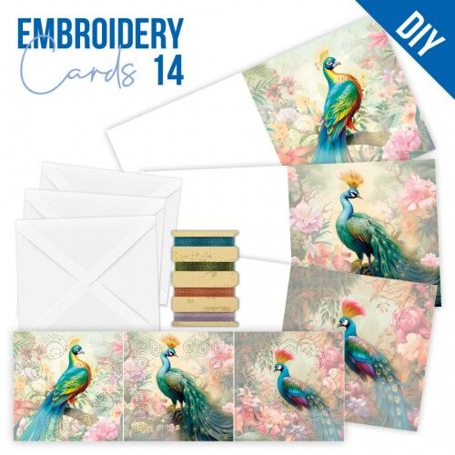 Stitch and Do Cards 14 – Berries Beauties – Peacock