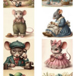 Fairybells 3-D setje 7 - Muizen 1