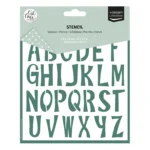 Vaessen Creative Mask stencil - Uppercase letters by Carla Creates