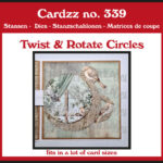 Cardzz Stansen No. 339 Twist & Rotate  (CLCZ339) - Crealies