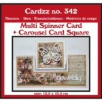 Snijmal Multi Draaikaart + Carrouselkaart Vierkant - Crealies