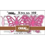 Snijmal Vlinder B extra groot nr 102 - Crealies