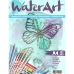 Aquarelpapier glad wit A4  185gr 20vel - Kippers