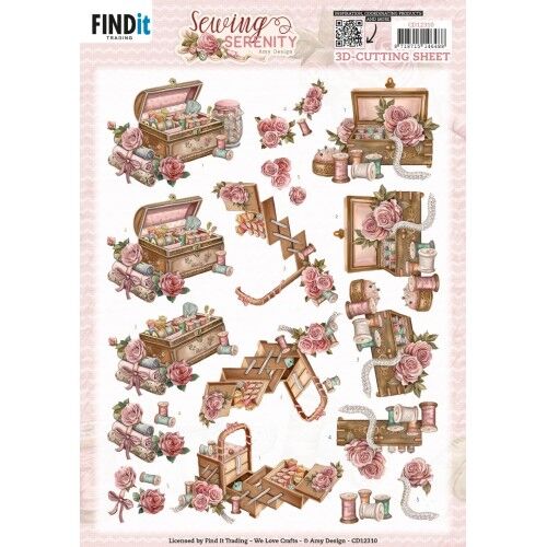 3D Cutting Sheet – Amy Design – Sewing Serenity – Sewing Box