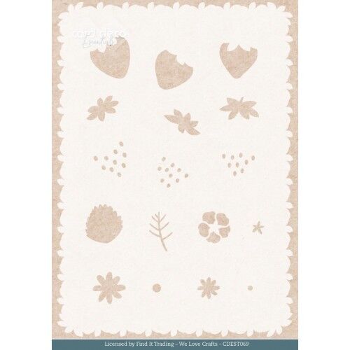 Stencil – Card Deco Essentials – Sweet Strawberries – Sweet Strawberries – A5