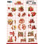 3D Cutting Sheet - Berries Beauties - Sweet Strawberries - Mini