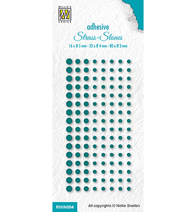 Adhesive Rhinestones  – Christmas Green – Nellie’s Choice