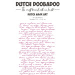 Dutch Doobadoo Mask Art Script Letters