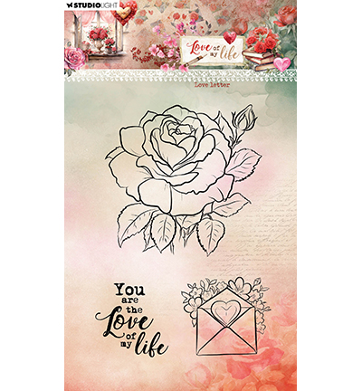 Clearstempel  Love letter Love of my life nr.776 – StudioLight