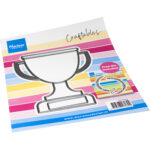Marianne Design snijmal Trophy XL + GRATIS snijmal bladerenkrans
