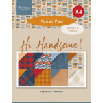 Marianne Design - Hi Handsome! - A4 paper pad
