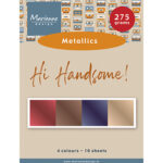 Marianne Design - Hi Handsome! - metallics paperpad