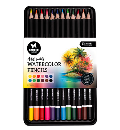 Studiolight Pencils 12 Watercolor pencils Essentials nr.03