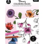 Studiolight Coloring Pages Flowers Essentials nr.282