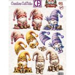 Creatief Art Cozy Gnomes 01 Cozy Gnomes 01