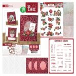 3D Velvet Cards A6 - Rose Hip