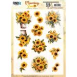 3D Knipvel - Berries Beauties - Blooming sun - Golden Glow