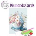 Doty Designs Diamond Cards - Cup of Blooms 2
