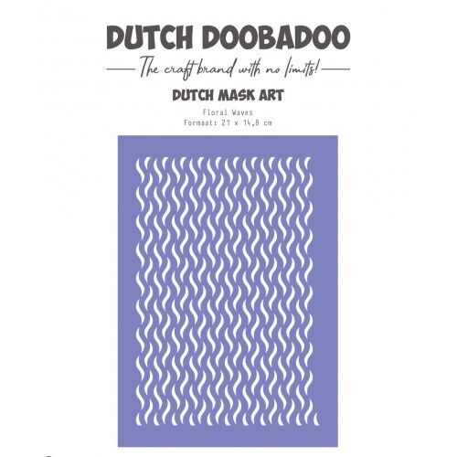 Dutch Mask Art – DDBD – Floral Waves A5